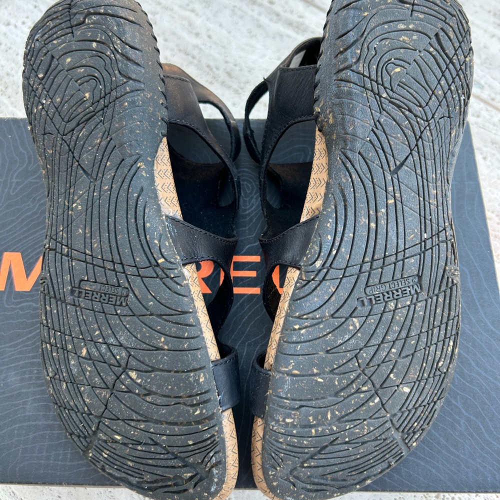 ✨NEW✨MERRELL LEATHER SANDALS - Picture 6 of 8